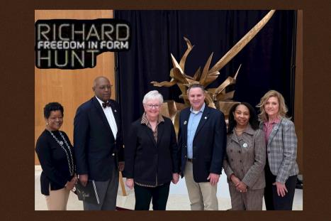 Illinois Supreme Court visit to Freedom in Form: Richard Hunt